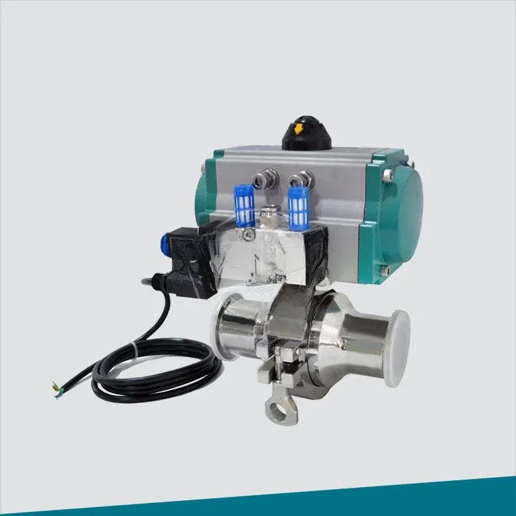 No retention pneumatic valve, special for tank bottom discharge, wear-resistant and easy to disassemble 38-50.5 clamp quick