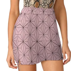 Nezuko Pattern Skirts Woman Fashion 2022 Pant Skirt Mini Skirts Office Short Skirt Demon Demon Kimetsu No Yaiba Nezuko Tanjiro