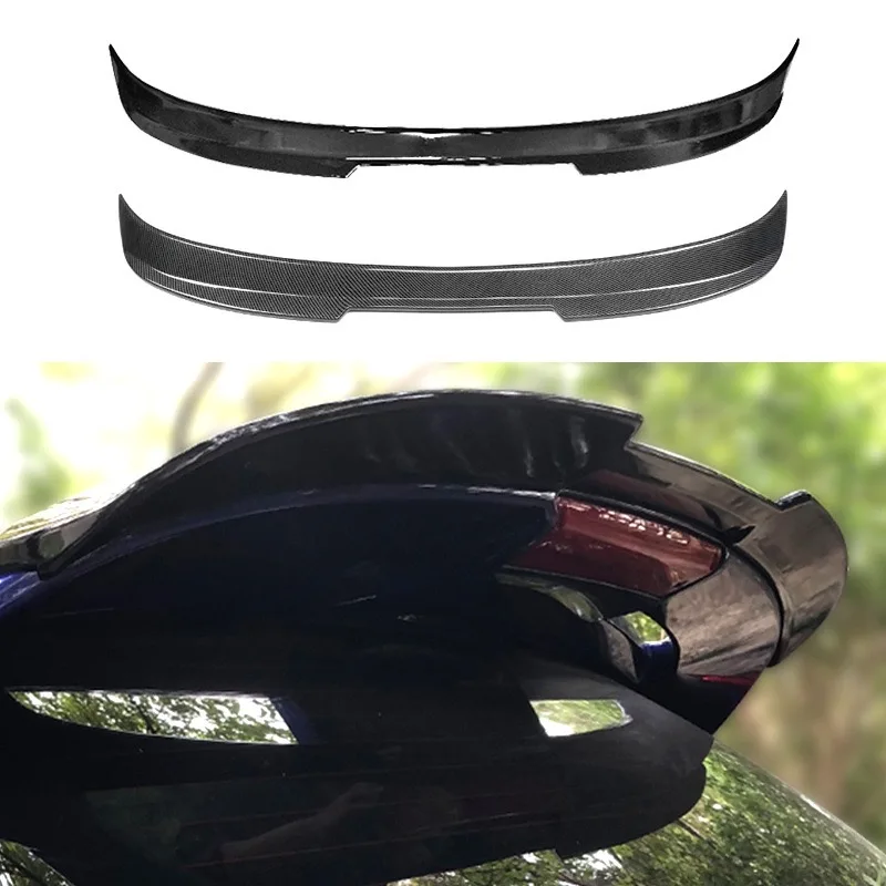 For Ford Fiesta ST MK7 MK7.5 Spoiler Rear Wing Tail Small Extension Cap Sticker ABS Car Styling Accessories 2009-2018