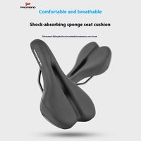 Bicycle seat cushion folding road mountain bike breathable comfort memory sponge seat cushion saddle