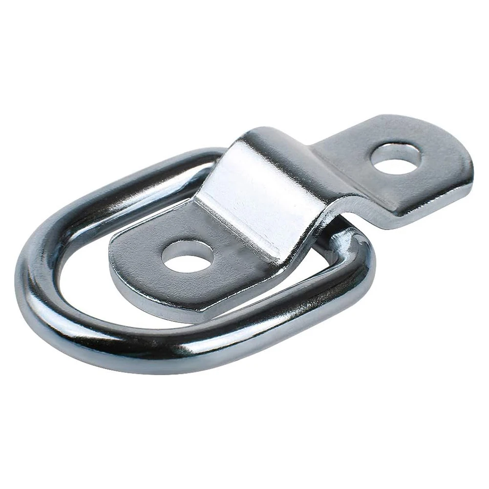 4 шт. 3/8 стальное D-образное кольцо, сверхмощные D-образные кольца, анкеры 2400 фунтов для грузовика, автофургона, квадроцикла, лодки, напольного настенного монтажа на поверхность