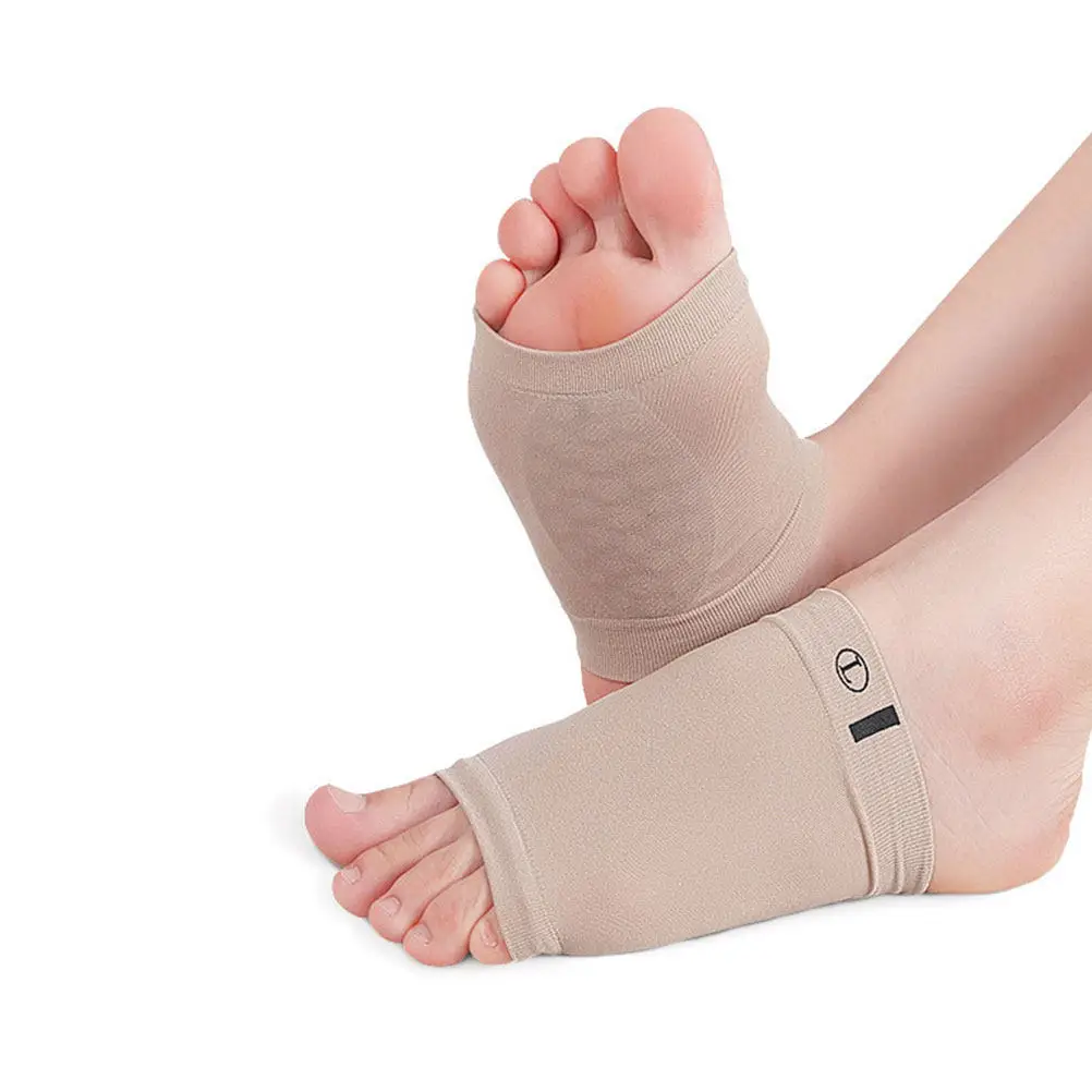 

1Pair Arch Foot Socks with Premium Arch Support Cushion Pads for Running Hiking Office Use Flatfoot Relief Portable Feet Care