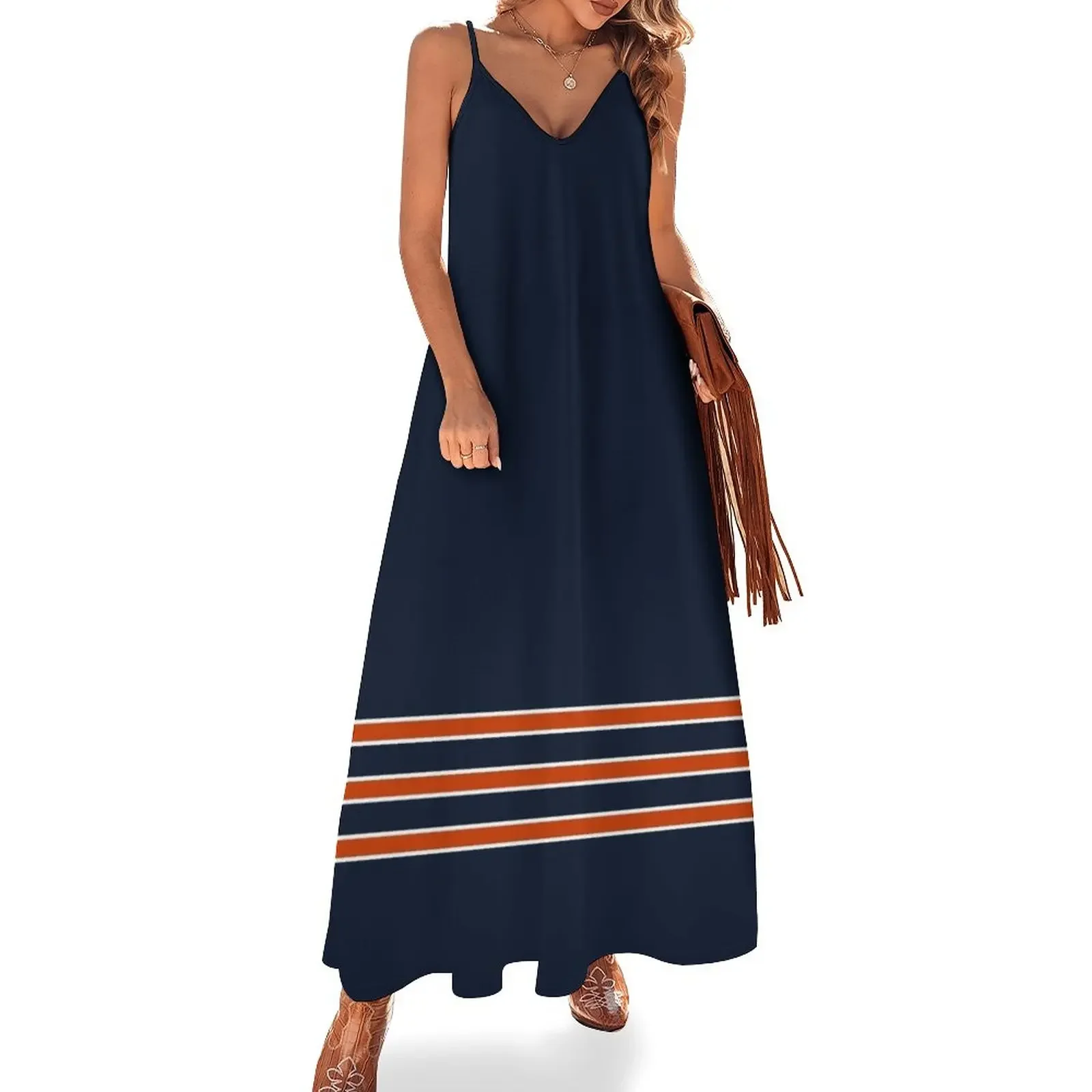 

Chicago football Sleeveless Dress Women's skirt Women's summer skirt