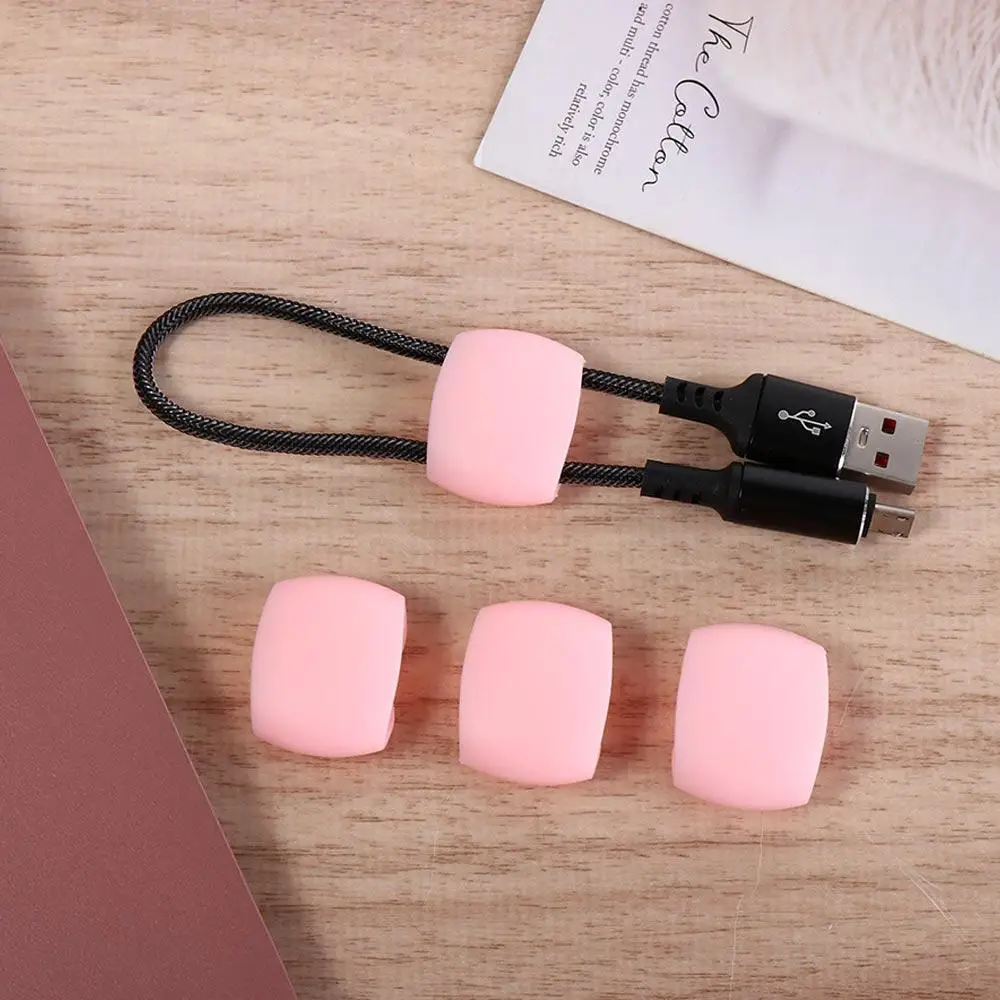 5pcs Cable Management Cable Organizer Arrangement Buckle Multipurpose Wire Winder Portable Simplicity Cord Clip Office Desktop