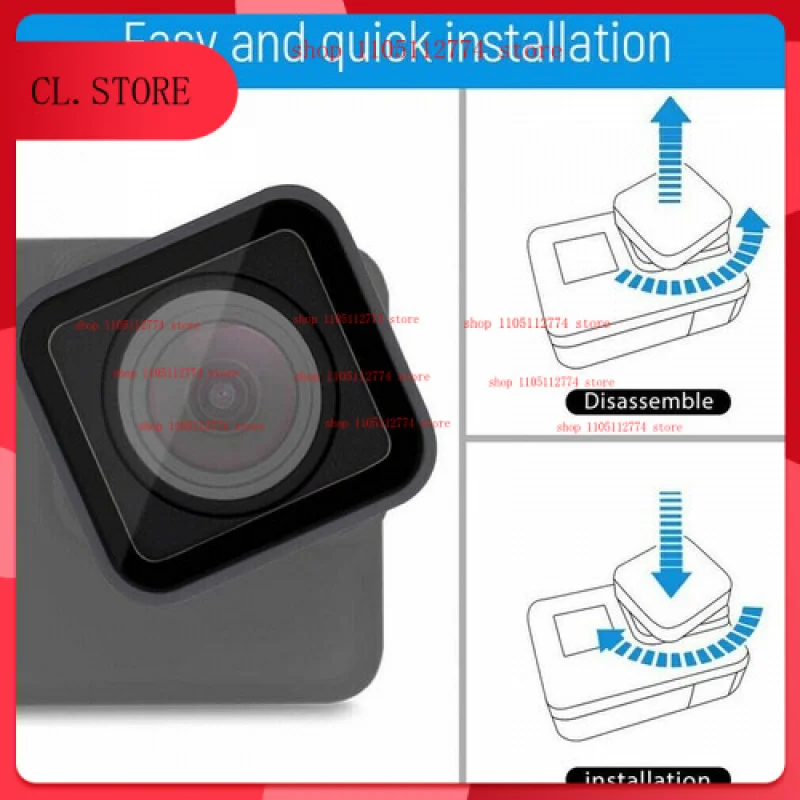 

Новый оригинальный стеклянный УФ-защитный фильтр для линз для GoPro Hero 9/10/11/11mini/12