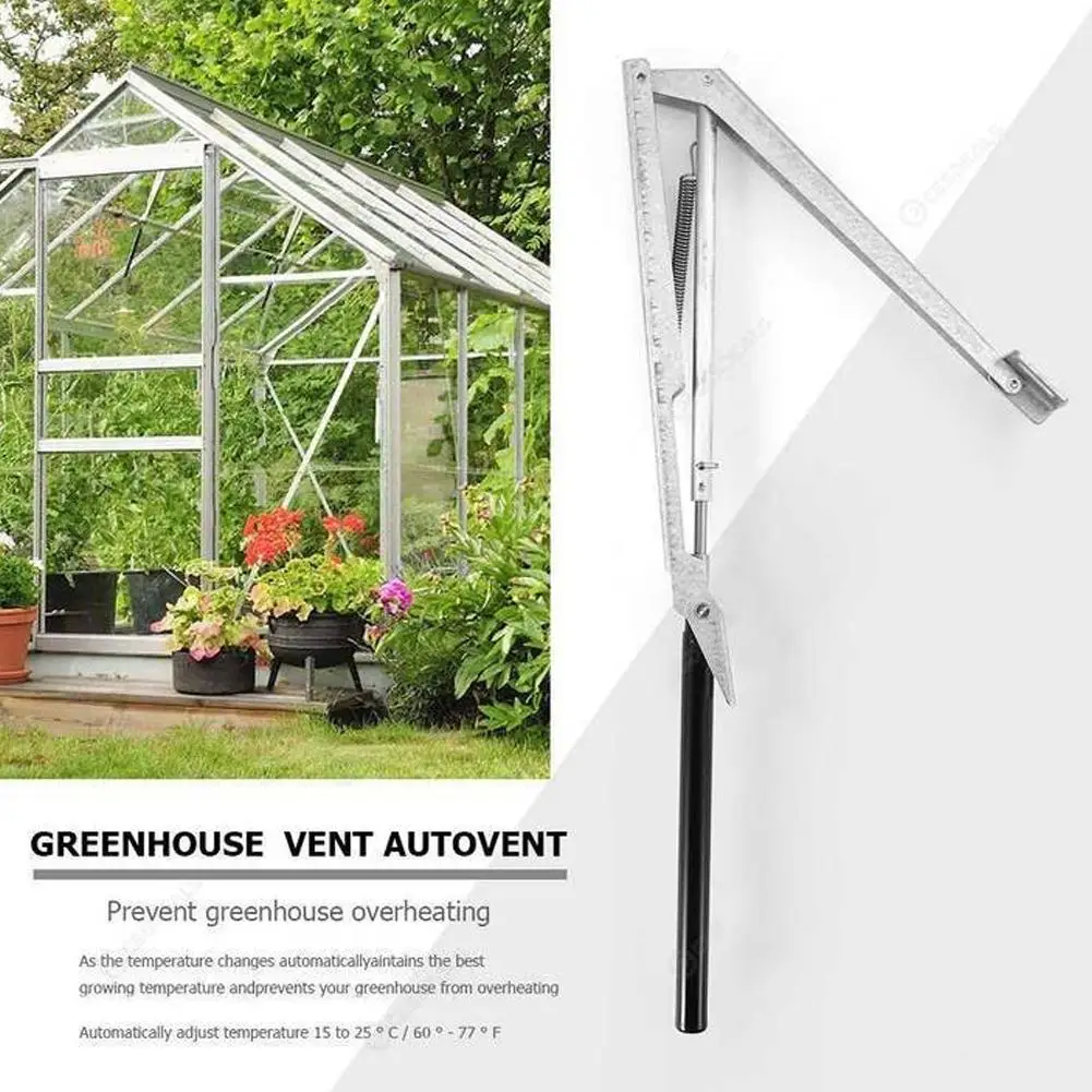 

Greenhouse Window Opener Vent With Single Spring Thickened Automatic Version Opener Solar Greenhouses Window Roof Z5R3