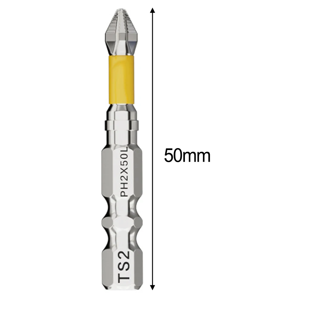 1pc 25/50mm PH2 Magnetic Electric Drill Head Non-Slip Cross Screwdriver Bit For Charging Screwdriver Wind Batch Replacement Head