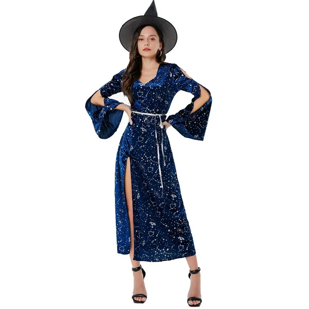 

Halloween Women Cosplay Witch Fancy Dress Adult Carnival Masquerade Clothing