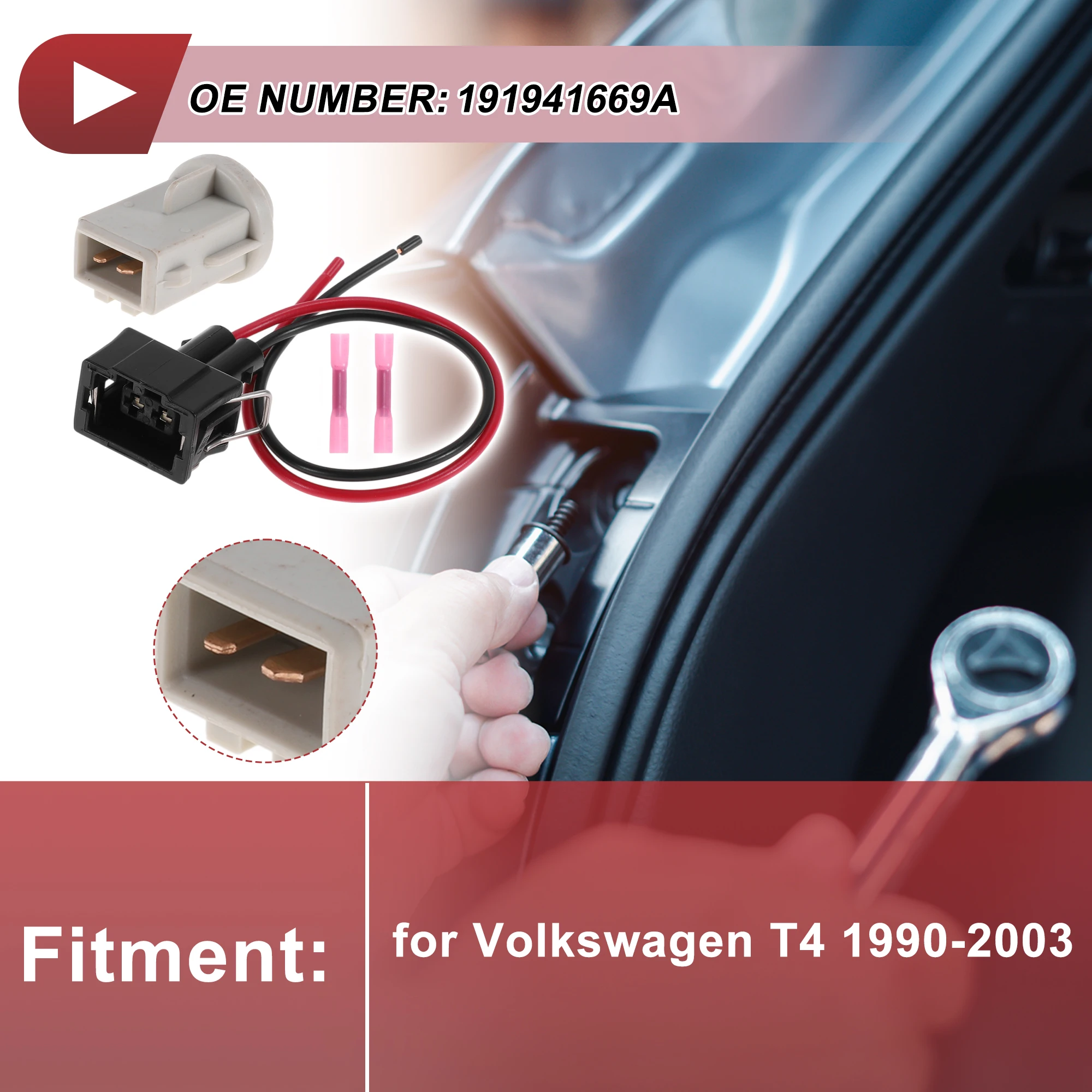 

X Autohaux Проводка бокового габаритного фонаря для Volkswagen T4 1990-2003 No 191941669A