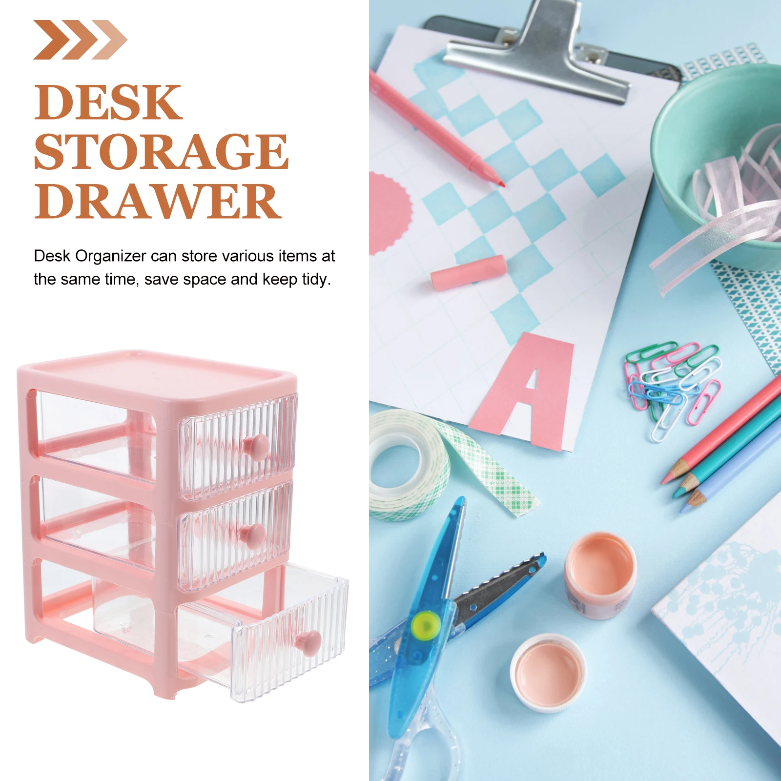 

Multi-layer Drawer Storage Box Desk Organizers Large Capacity Plastic Drawers Office Supplies Bathroom Living Room Accessories