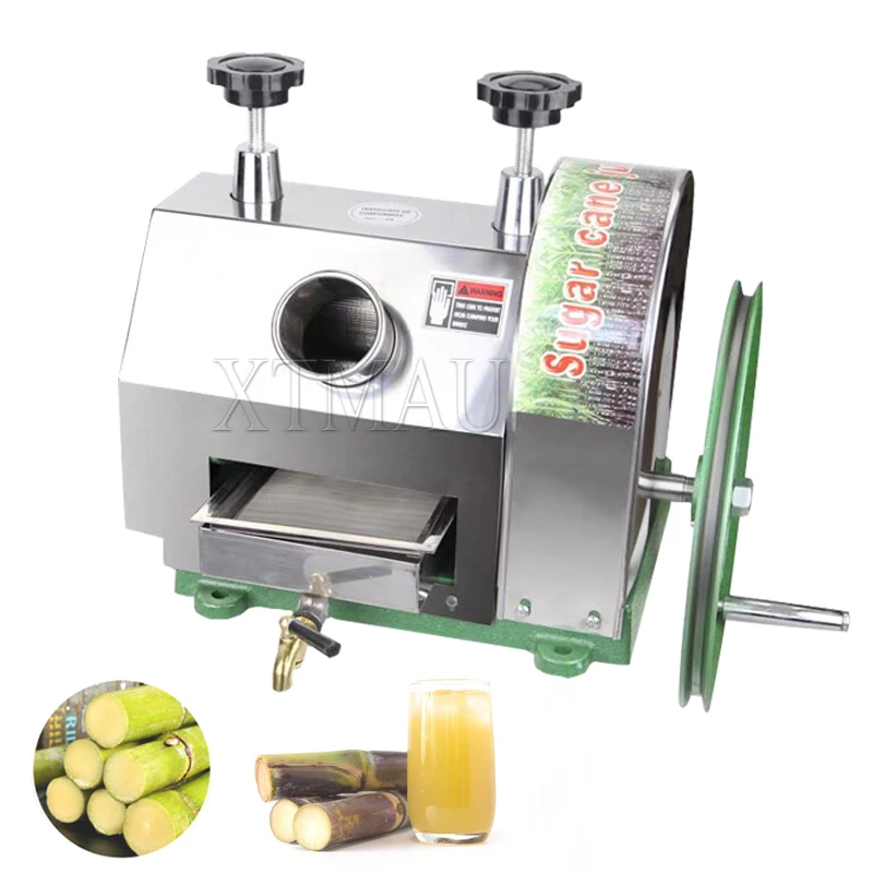 Stainless Steel Hand Crank Sugarcane Machine Sugarcane Ginger Juicer