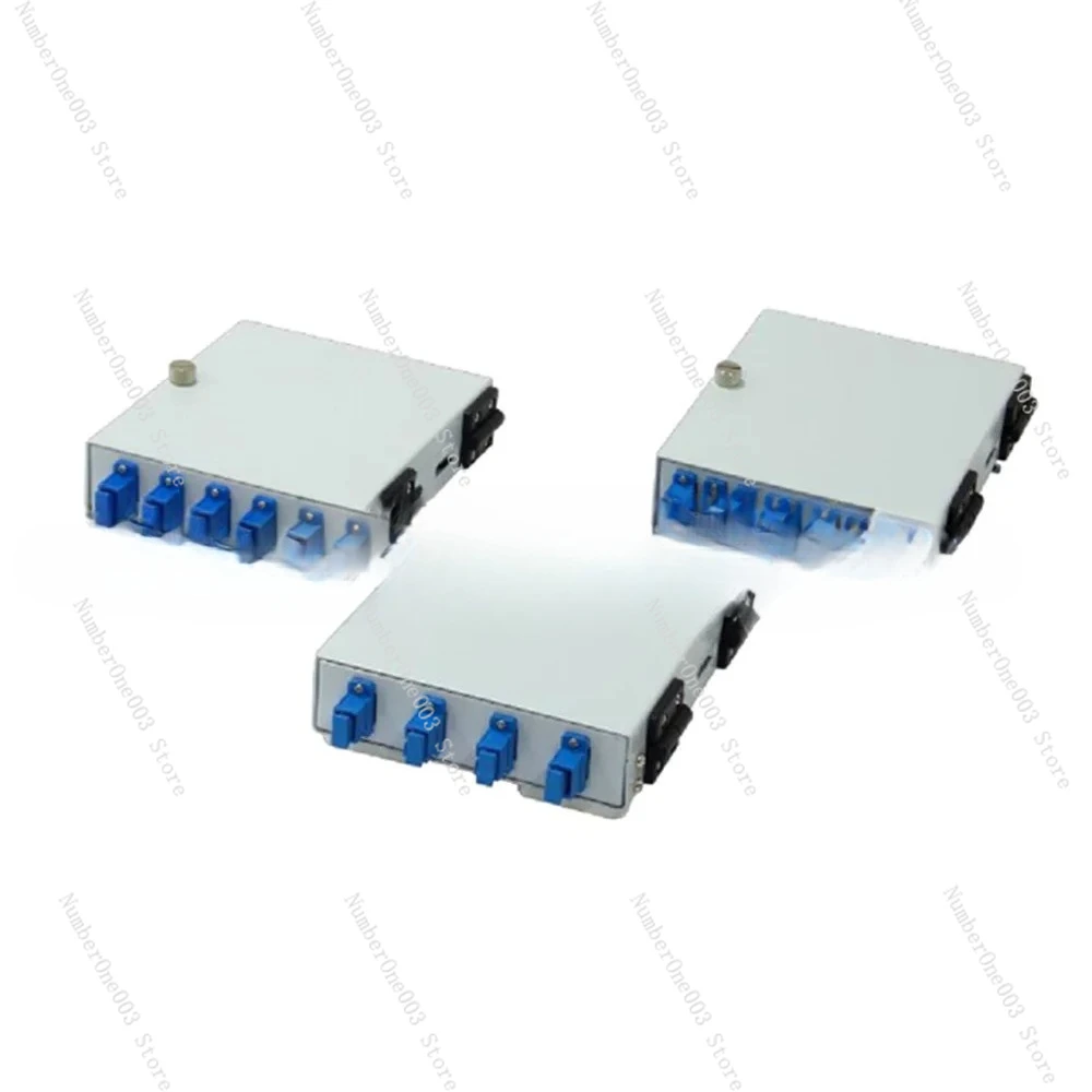 4C SC Single-mode Wall-mounted Mini FDF 4-core Fiber Distribution Box, Indoor Metal Fiber Wall Box