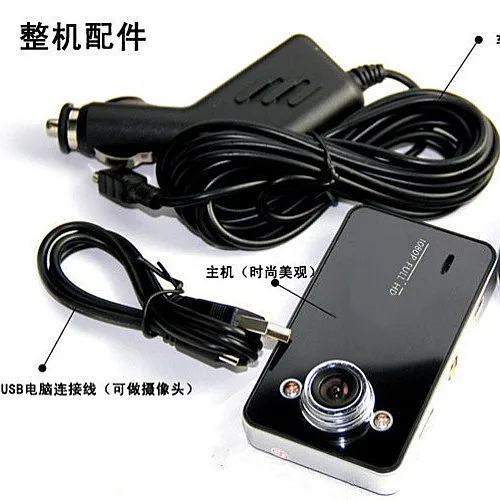 K6000 Dash Cam Hidden Car DVR Night Vision HD Driving Recorder view 4