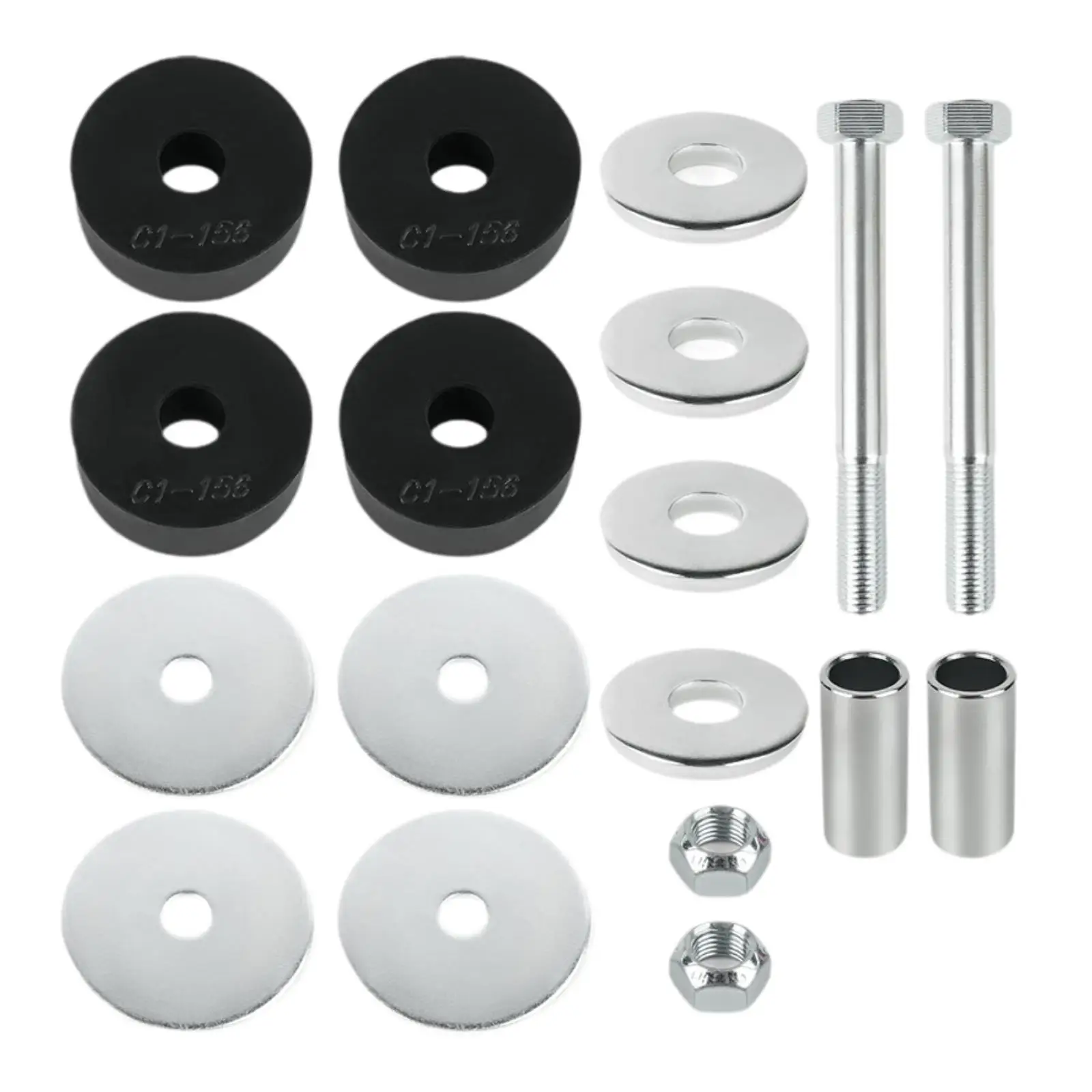 

Radiator Core Support Frame Bolt Pad Kit Mounting Hardware Replaces Repair Maintenance C4TZ-8125-s for 100 150 350 250