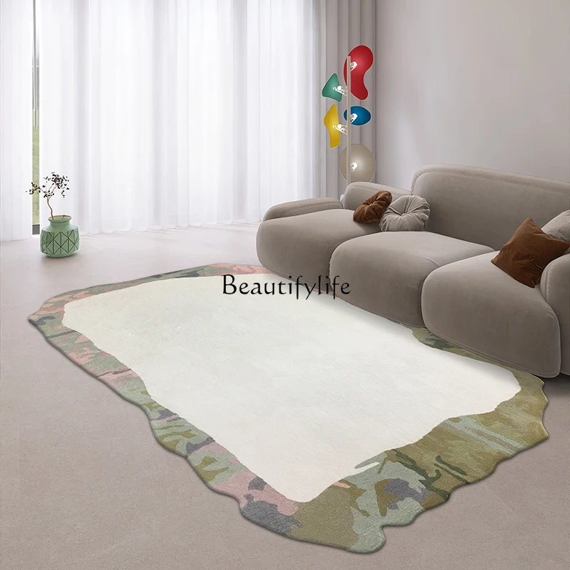 

Imported wool light luxury irregular high-end simple modern carpet