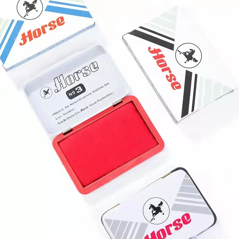 1Pcs Financial Office Ink Pad for Stamp Crafts Scrapbooking Quick Dry Ink Pads Stamps Paper Inkpads Paper Decor School Supplies