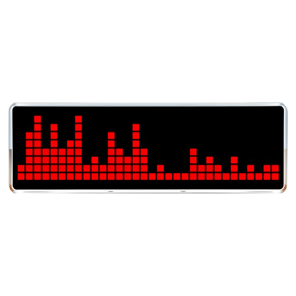 DIY LED Music Spectrum Clock Kit Voice Control Pickup 16 Modes Desktop Rhythm Atmosphere Light Electronic Soldering Project Kit
