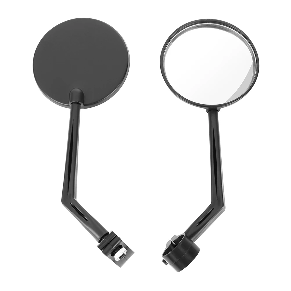 

4Pcs Safety Rearview Mirrors Bike Adjustable 360 Degree Rotating Handlebar Large Lens Rear View Mirrors Scratch Resistant