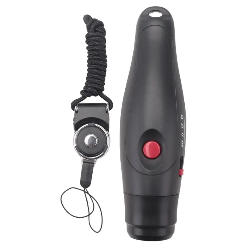 

Электронный свисток с ремешком для крепления, оснащенный 3 различными звуковыми эффектами, подходит для спорта и школ.