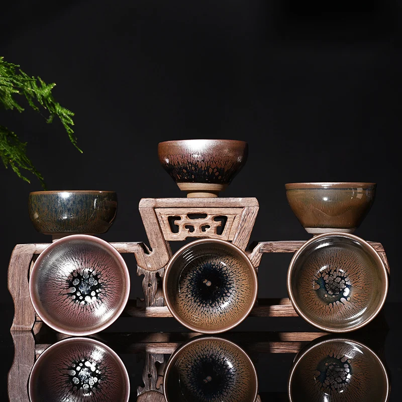 

Luxury Portable Tea Cup Chinese Gift Handmade Vintage Ceramic Tea Cup Bowl Ceremony Porcelain Canecas Household Products