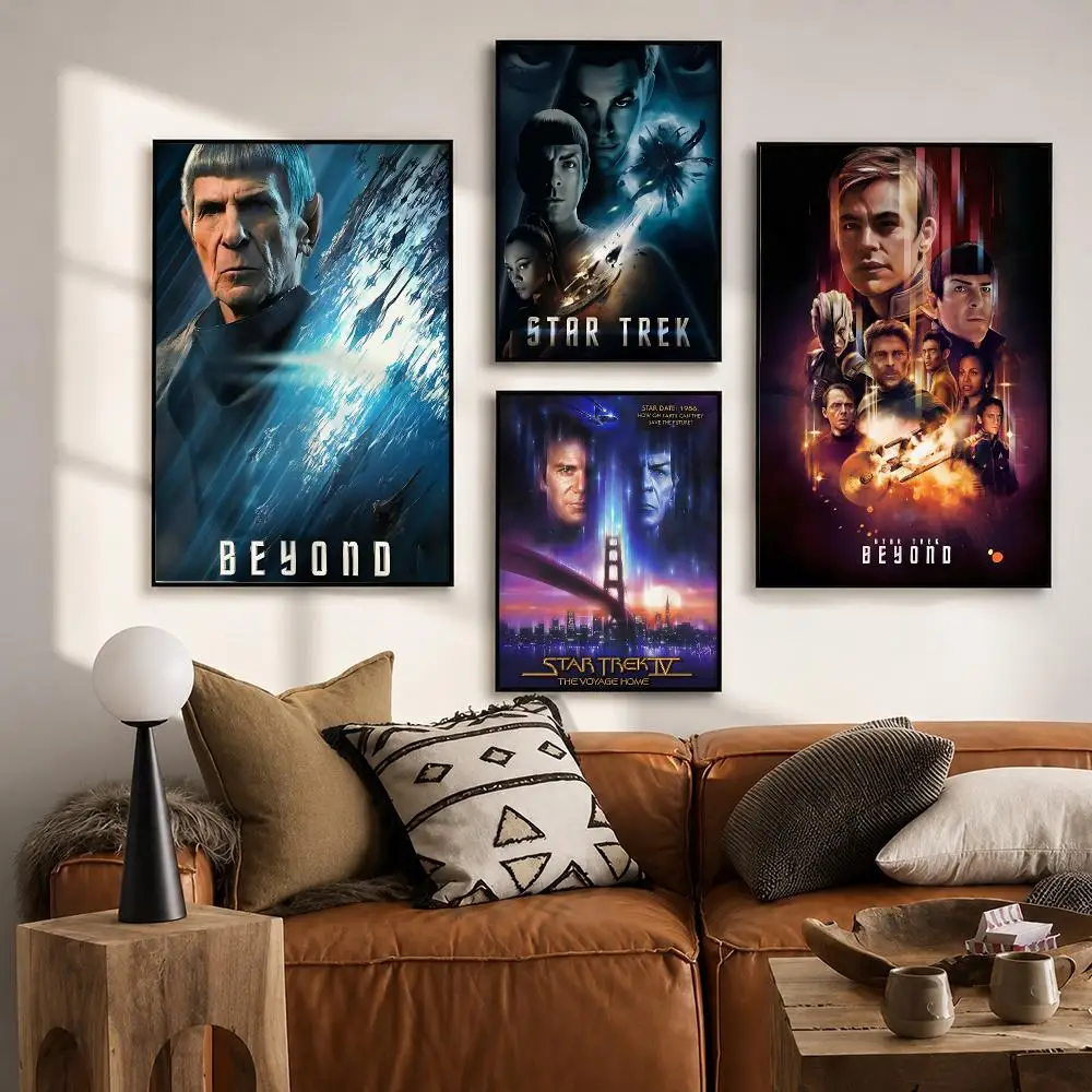 Deluxe Entertainment S-Star TrekS Poster Vintage Retro Anime Poster Stickers Peel and Stick Wall Art Home Decor - view 2