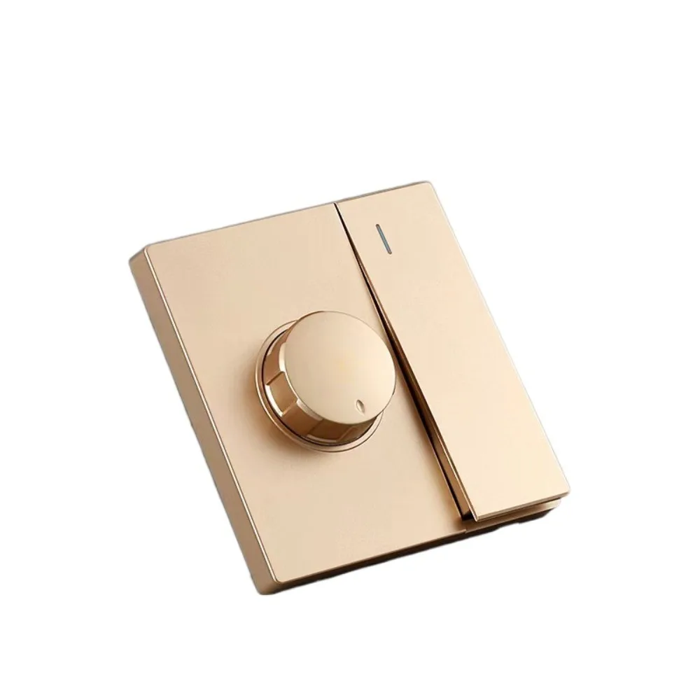 Concealed Installation Fan Switch Overload Protection 60mm Hole Spacing Fan Speed Control Switch One-click Power Off High-power