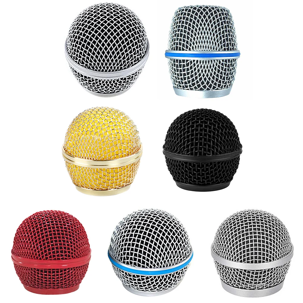 Microphone Grill Ball Mic Grille Cover Head Replacement For 58 Microph For Shure Beta Microphone Replacement Accessories Parts