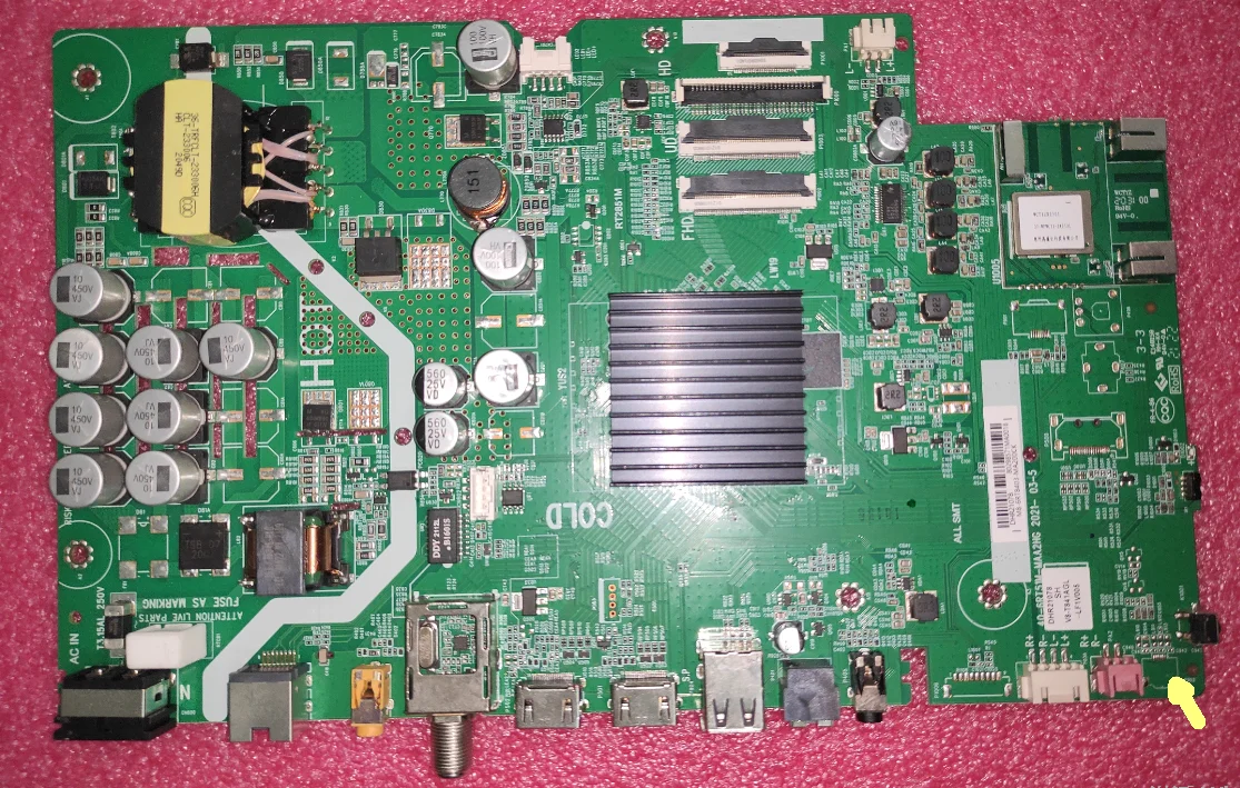 ¡Envío gratis! M8-6RT8403-MA200CK de red WiFi, fuente de alimentación tres en uno, placa base de TV, 40-6RT51M-MAA2HG, V8-T841AGL-LF1V005