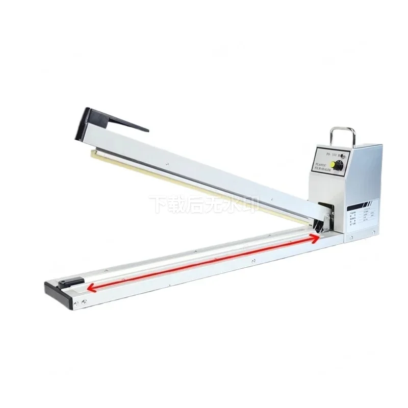 Portable Manual Heat Sealer Metal Extended Plastic Bag Snack Sealing Machine for Home Desktop Use