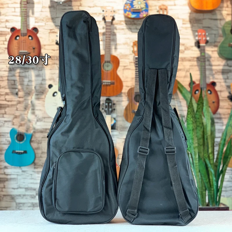 

Ukulele Gig Bag Black Portable Cotton Soft 28 30 Inch Ukulele Concert Bag Waterproof Single Shoulder Belt Backpack