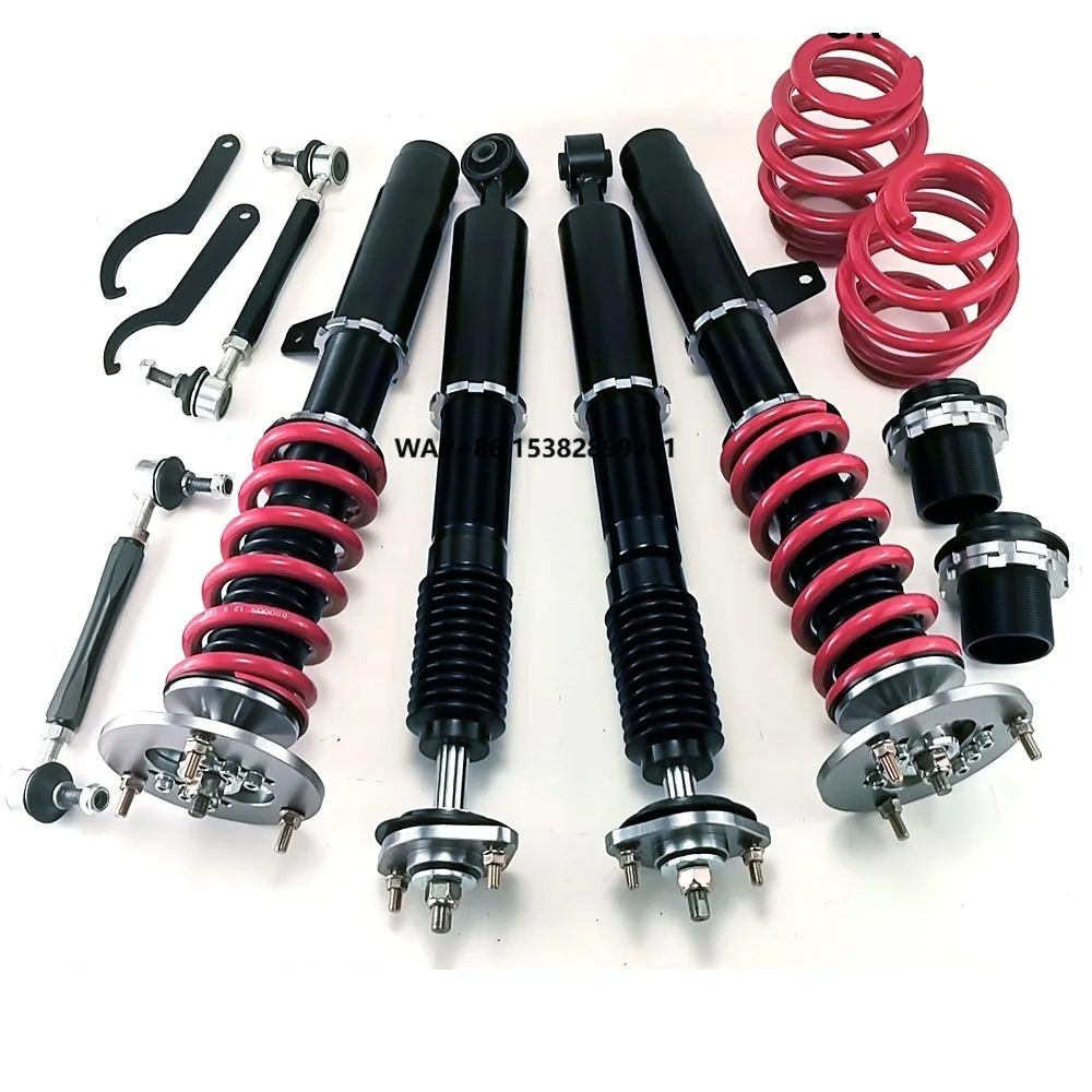 

ADDCO Spring Struts Racing Suspension Coilover Kit Shock Absorber for 01-05 E46 330i/330Ci/330xi CN-E46(527) (RANDOM COLOR)