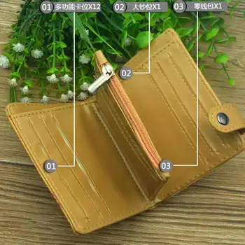 動漫海賊王路飛PU皮男士皮夾RFID防磁信用卡夾帶收納袋零錢袋錢夾皮夾 12 最佳銷售 一件式摩托車 - №12