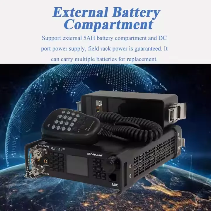 PMR171 SDR Ricetrasmettitore a onde corte HF CB 50 MHz 70 MHz VHF UHF Tutte le modalità Radio mobile DMR Walkie Talkie FT8 USB LSB CW AM FM