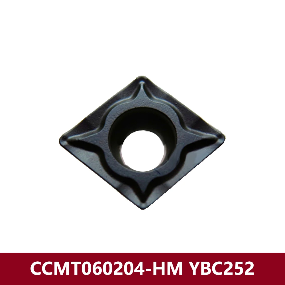 CCMT060204-HM YBC252 Original CCMT2(1.5)1-HM CCMT060204 CCMT 060204 HM Carbide Inserts Tools Holder CCMT0602 CNC Lathe Cutting