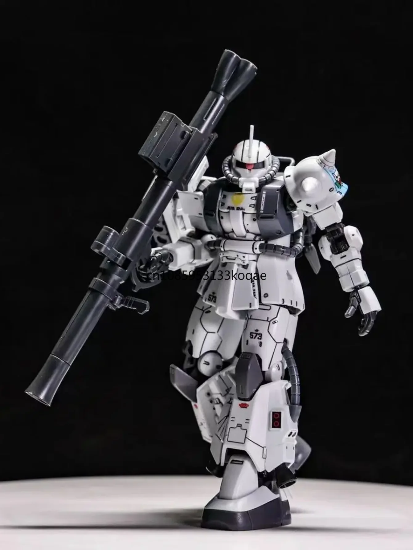 HG Assembly Model Kits, White Wolf MS-06R-1A, Coleção Zaku 2, Action Figures Robot, Kit Modelo de Plástico, Hobby Toys, Presentes, 1: 144