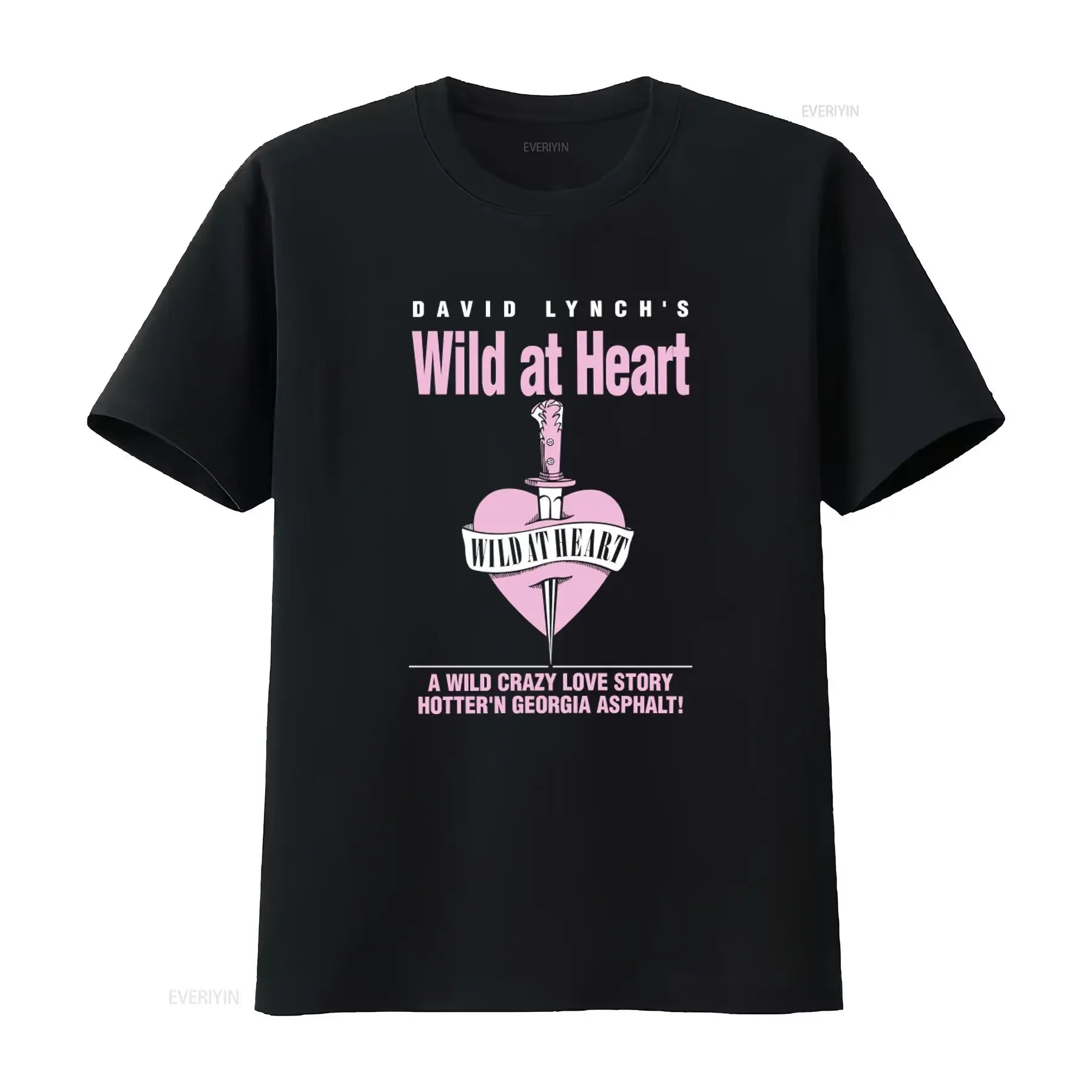 Wild At Heart T Shirt David Lynch's Iconic Movie Design Perfect for Fans of Twin Peaks and Nicolas Cage vintage Washed