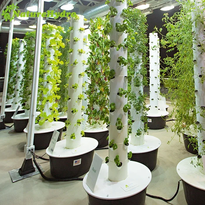 Greenhouse Hanging Vertical Aeroponic Hydroponic Planting Tower Garden System
