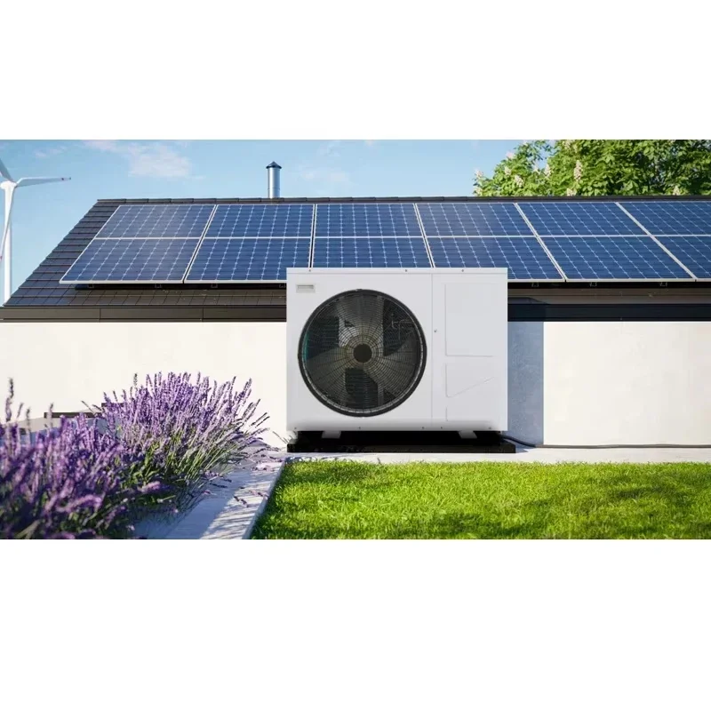 2024 New Design R290 R32 Solar Heat Pump DC Inverter 8kw 10kw 16kw 20kw Photovoltaic Air Source Heat Pump With Solar Pv