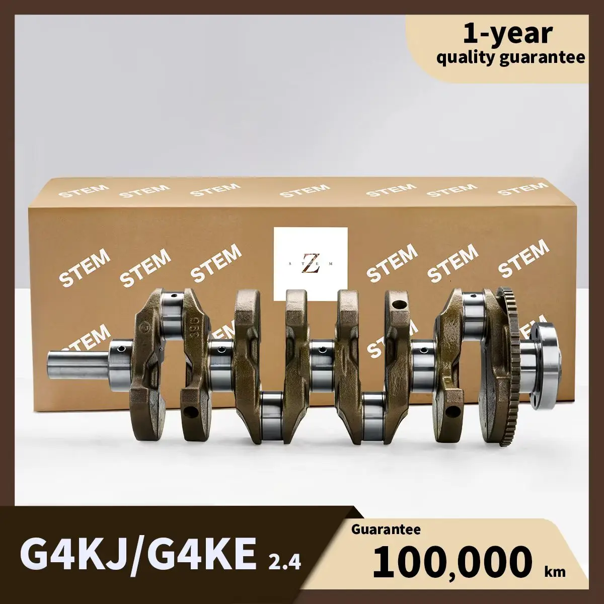 

Crankshaft 23111-2G200 for Hyundai Kia Santa Fe Sonata Sportage R Petrol Engine G4KJ/G4KE 2.4L I4 Original Equipment Fit