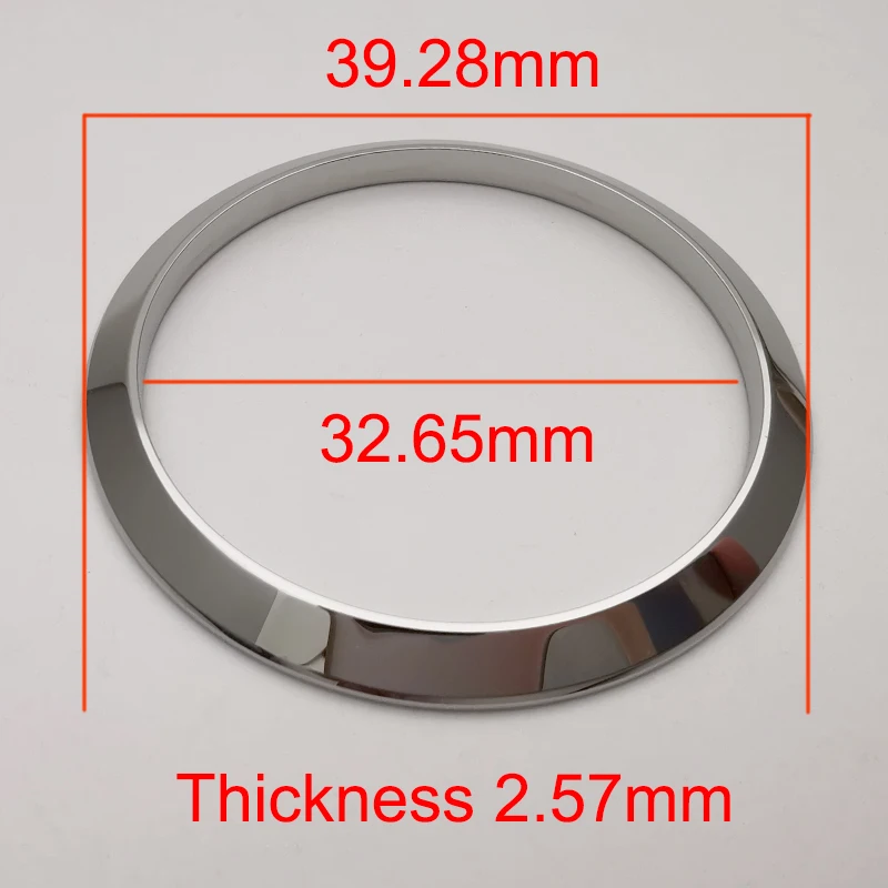 Top 904L SS Flated Watch Bezel For 41mm Datejust 126300, Aftermarket Watch Parts