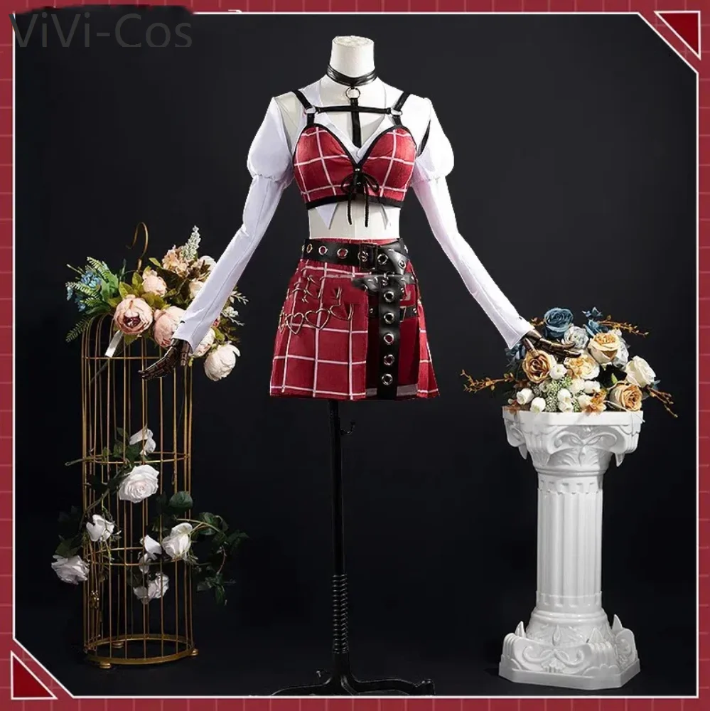 Kuzuha knkn Kanae Cosplay Costume Vtuber Nijisanji Cosplay Lovely Uniforms Dress Halloween Party Outfit Women Game Suit