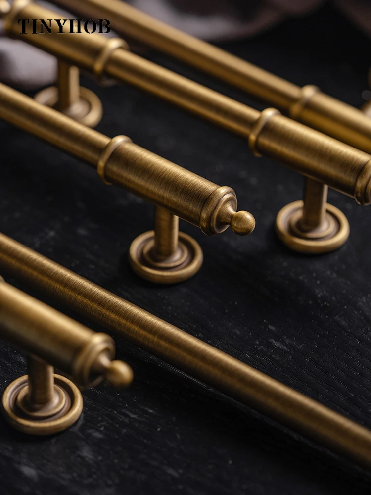 European Style/ Vintage Antique Bronze Long Furniture Hardware Bedroom Wardrobe Door Pulls Kitchen Shoe Box Drawer Knobs