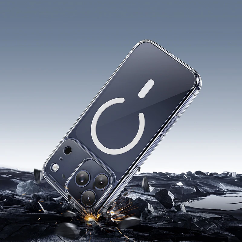 

HOCO Original Magnetic Phone Protective Case For iPhone 17 Pro Max Airbag Series Anti Scratch Funda Cover For iPhone 17 Air 2025