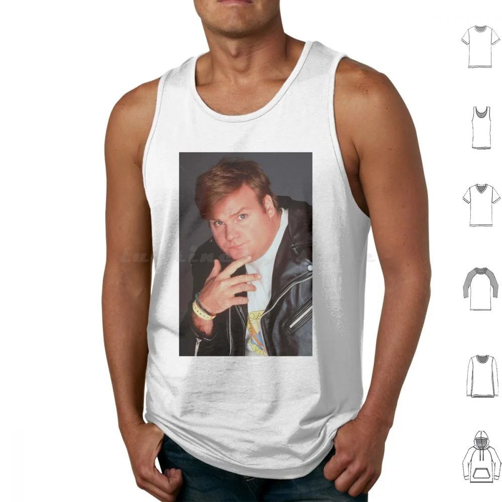 Chris Farley Vintage 90S Tank Tops Print Cotton Chris Farley Chris Farley Matt Foley Matt Foley Saturday Night Live