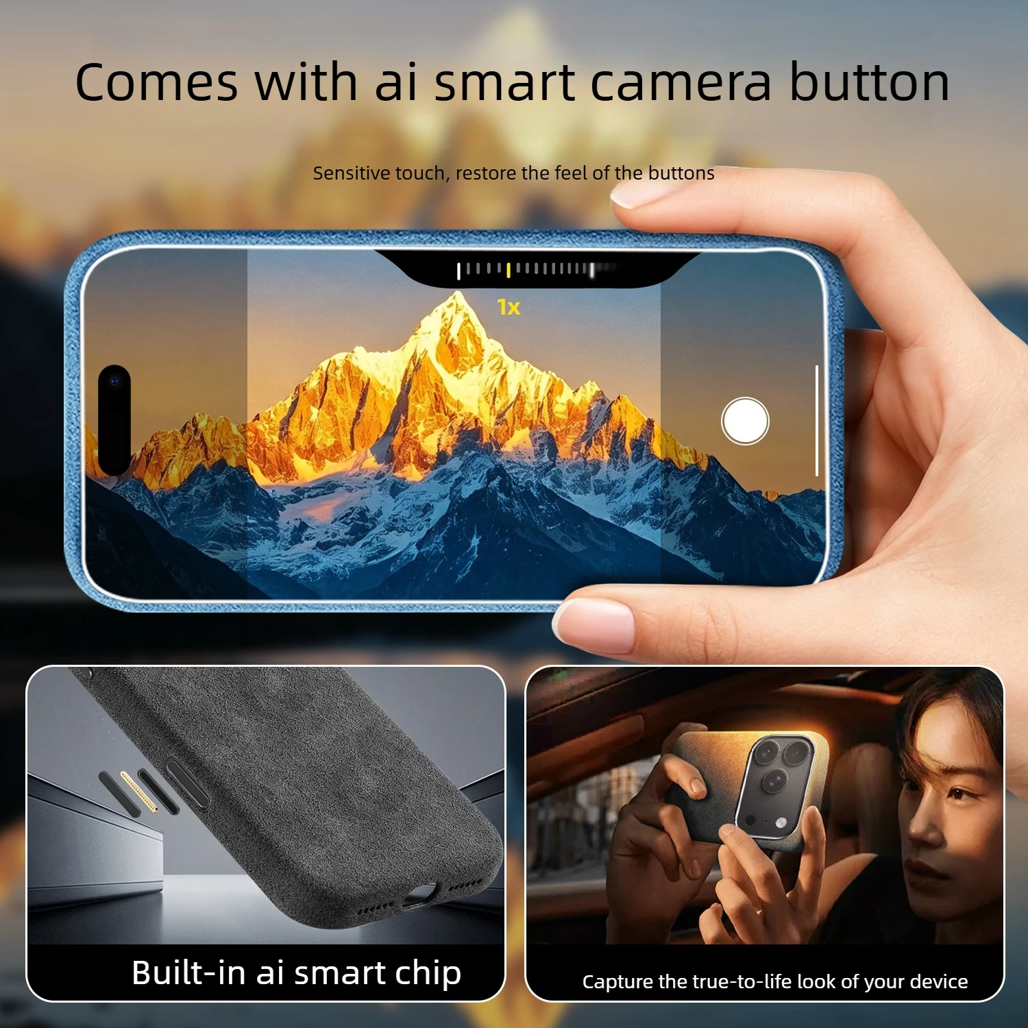 Luxury Suede Case for iPhone 18 17 Pro Max Material Alcantara Anti-fingerprint Thin Magnetic Phone Case for iPhone 18 Pro 17 Pro