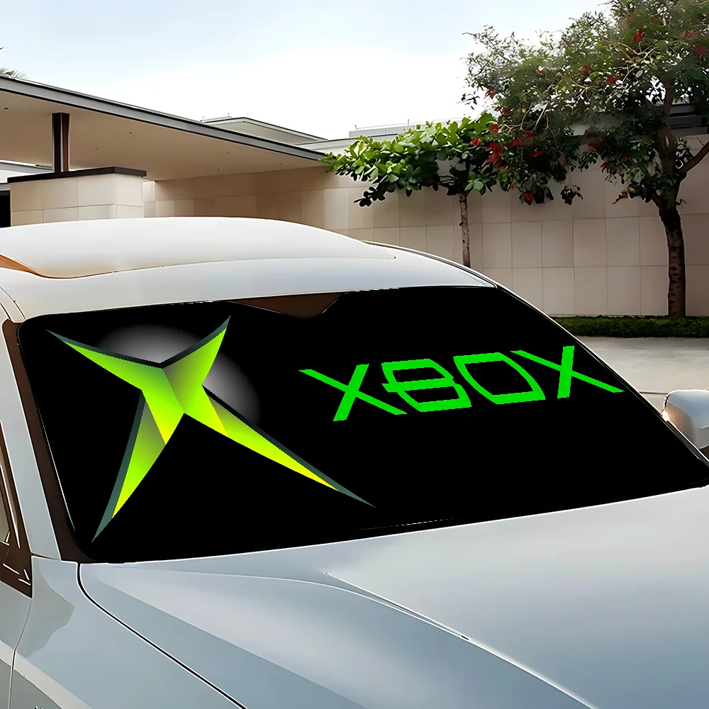 الألعاب X-XBox سيارة ظلة الزجاج الأمامي نافذة أمامية قناع 70x130 سنتيمتر الشمس قناع الشمسية حماية منقوشة هدية الجدة سيارة #3