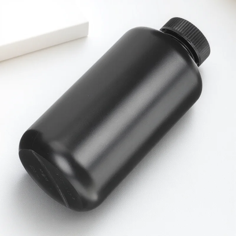 

1pcs 500Ml Plastic Chemical Reagent Bottles Sealing Caps Narrow Mouth Uv Resistant Sample Storage Containers For Laboratories
