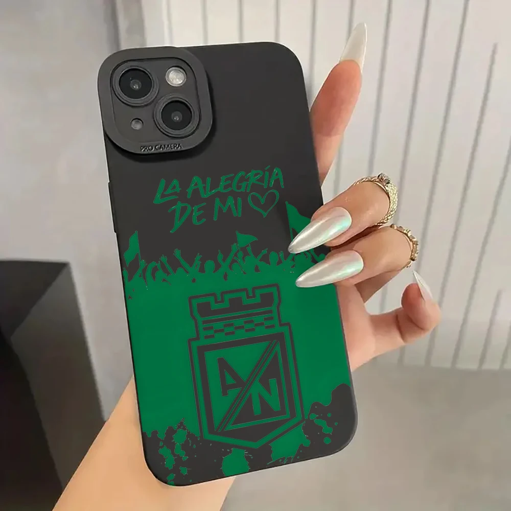 Atlético Nacional Spanische Positive Handyhülle für iPhone 15 Pro Max 14 12 13 11 16 15 17 Pro Max Plus Silikon Stoßfeste Hülle – Detail 2