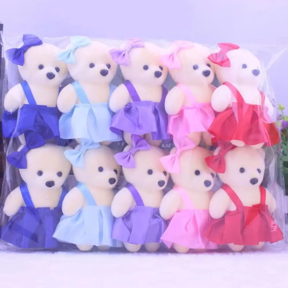 10pcs/set Room Decoration Foam Bear Bear Foam Cartoon Mini Bear Flower Bouquet DIY Animal Cartoon Bouquet Valentine's Day