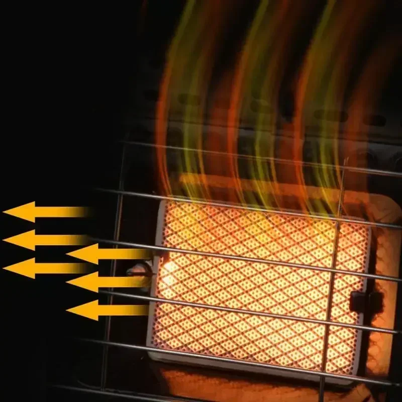Calentador de Patio con estufa de BRS-H23, tienda de calefacción portátil para acampar al aire libre, Mini calentador radiante de propano, calentador de Gas de supervivencia de 1500W